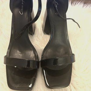 Circus NY - Marie Patent Leather Ankle Strap Platform Sandals (SKU# 005)